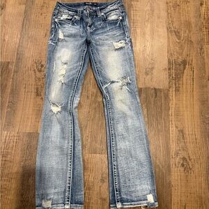 Miss Me Vintage Blue Flare Jeans